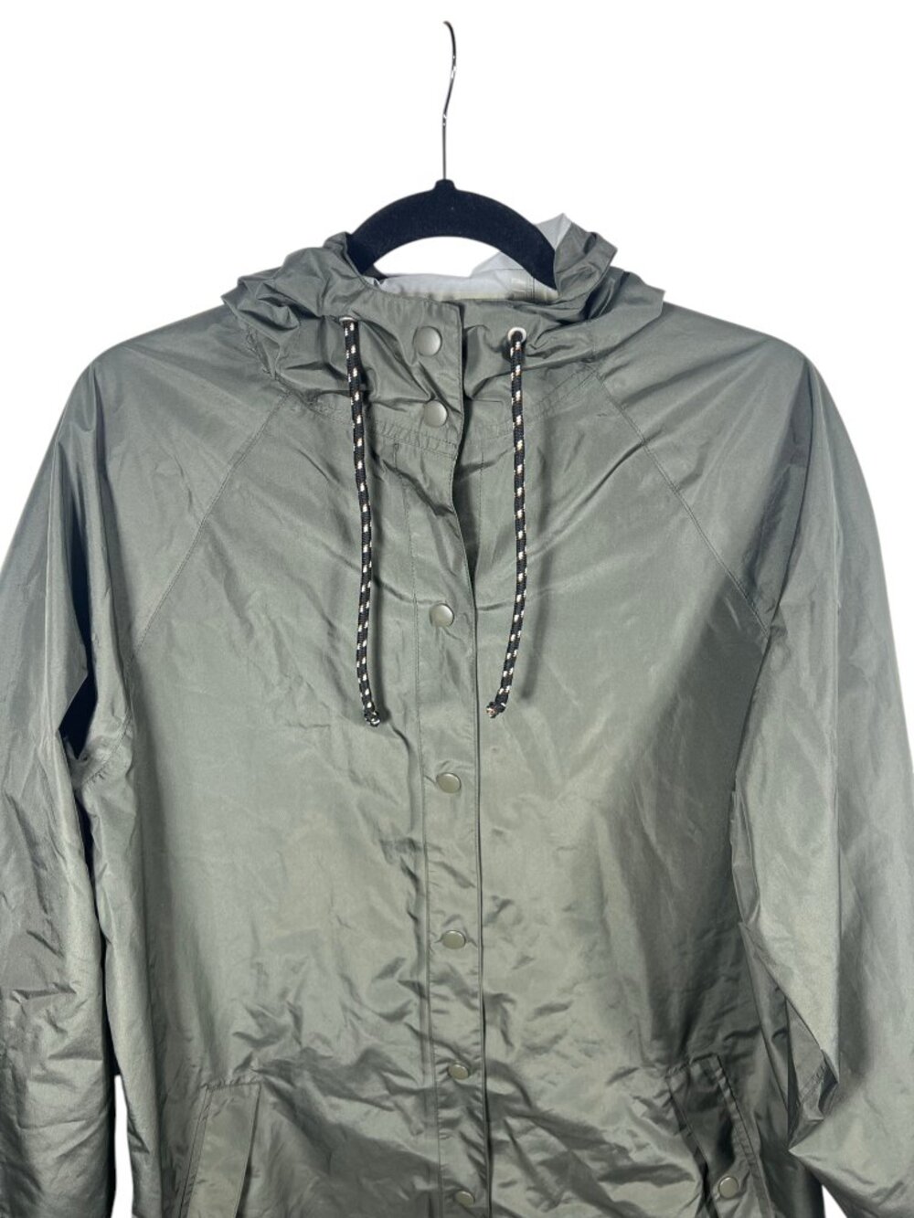 Beck Sondergaard Jacket Womens Small Rain Coat Full Zip Green Outdoor Gorpcore - Picture 5 of 7